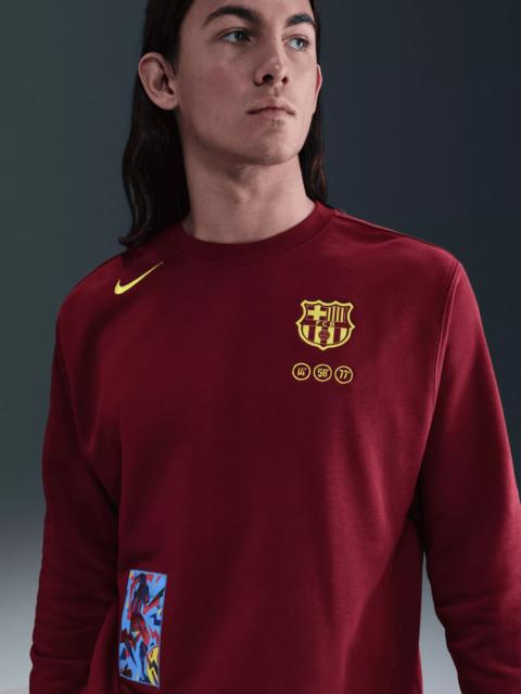 Nike Nike Adult FC Barcelona 2025-26 Red Crew Sweatshirt