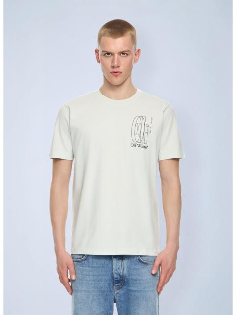 Off-White Off-White Men Outline Double Arrow Slim T-Shirt