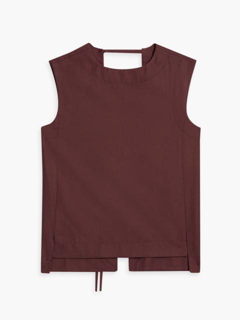 Loulou de Saison Vomo cutout twill top