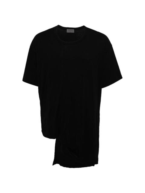 asymmetric design T-shirt