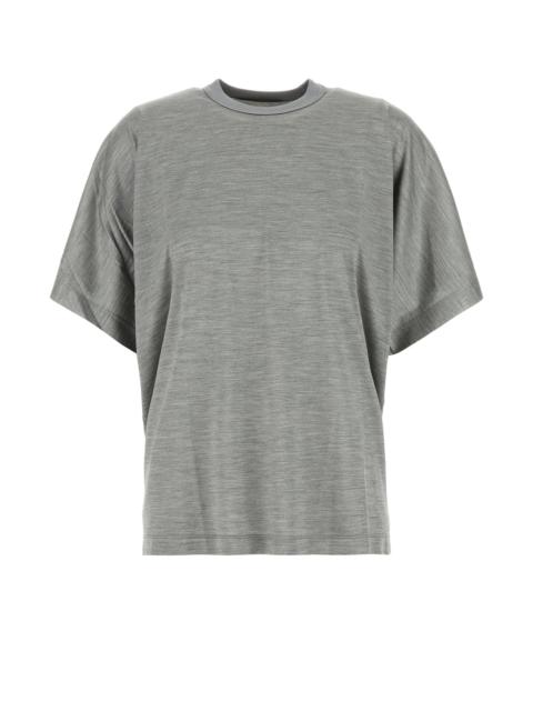 Carven Grey silk oversize t-shirt