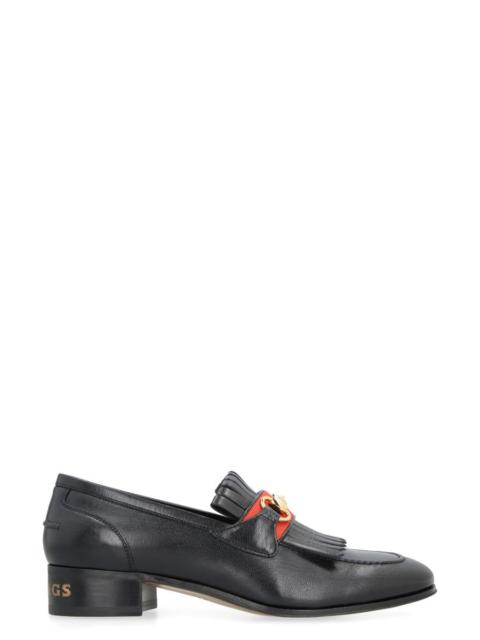 GUCCI HORSEBIT LEATHER LOAFERS