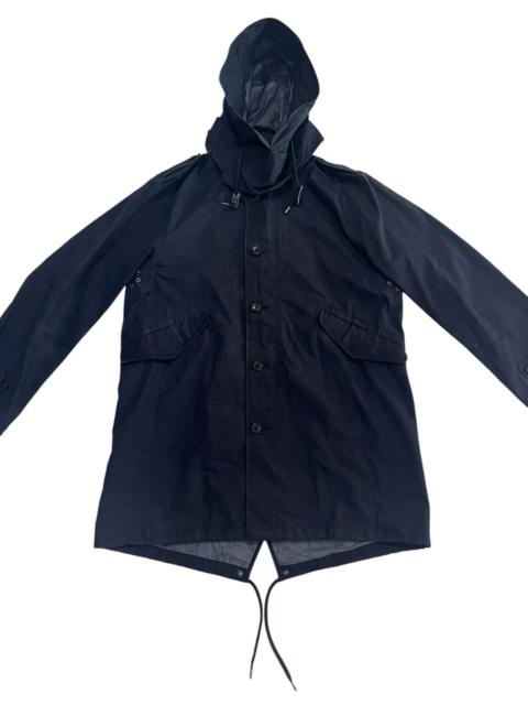 Jil Sander Vintage Uniqlo Jil Sander Blocktech Fishtail Parka Hoodie