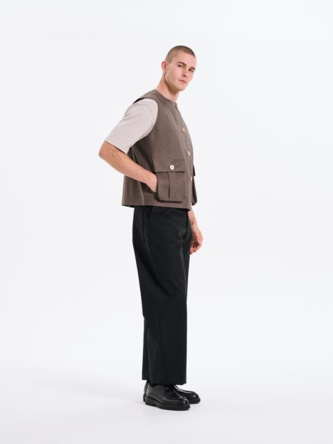Mackintosh Sleeveless Rubberised Jacket