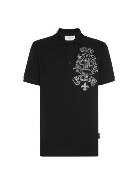 Strass Tattoo polo shirt