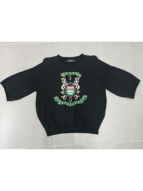 Other Designers Vintage Trussardi Big Logo Embroidered Sweatshirt