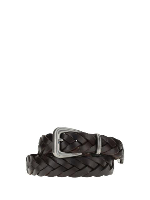 Brunello Cucinelli Brunello Cucinelli Women Woven Leather Belt