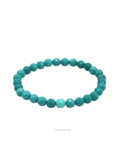 Other Designers Bracelet - Faceted Turquoise 6mm.
