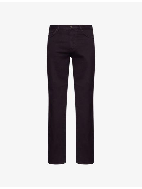 EMPORIO ARMANI Regular Straight-Leg Stretch-Denim Jeans