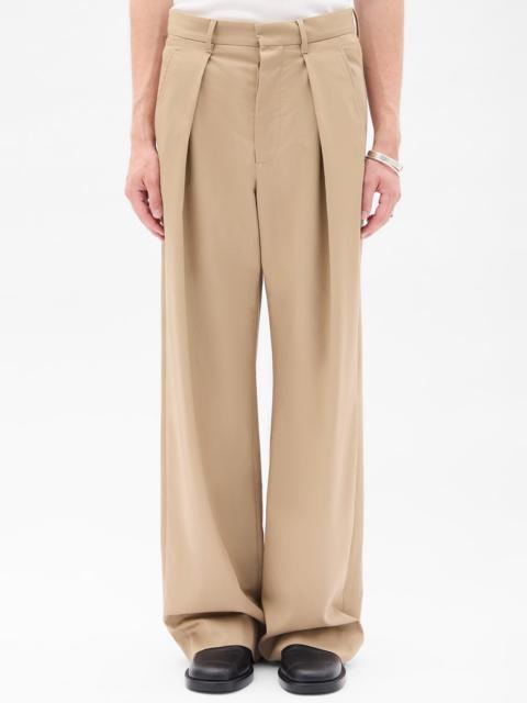 Ann Demeulemeester Botel Wide Leg Pleated Trousers