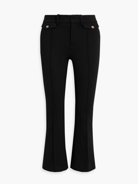 FRAME The Reboot cropped crepe bootcut pants