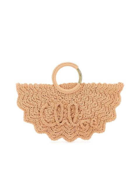 Chloé Small Bracelet Paravent Tote Bag in Crochet