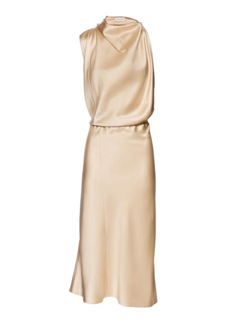 MAGDA BUTRYM Blouson Silk Dress nude