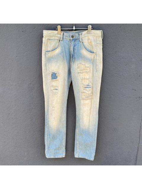 Other Designers Archival Clothing - 🔥STEALS🔥Rattle Trap Distressed Denim Japanese Brand Pant