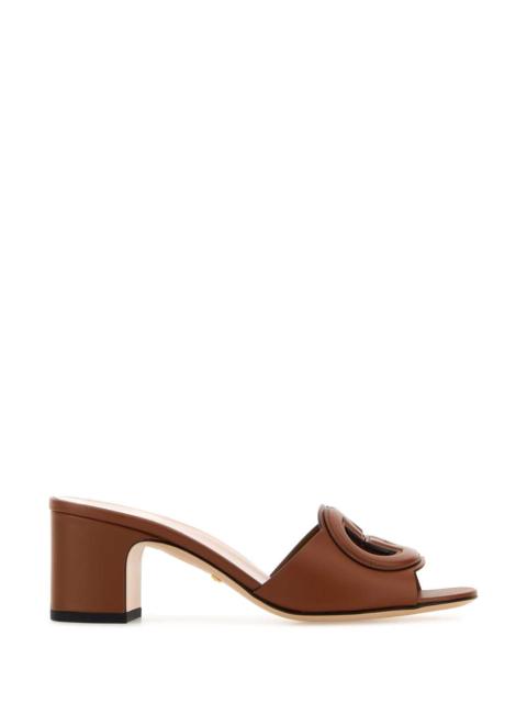 GUCCI Gucci Women Brow Leather Mules