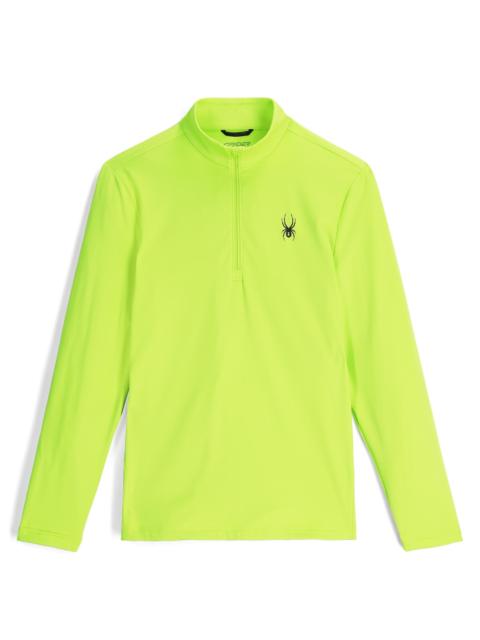 SPYDER Mens Prospect Half Zip T-Neck - Lime