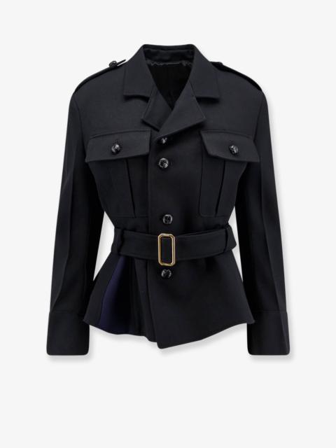 CELINE Celine Peplum Wool Jacket
