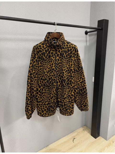 BALENCIAGA Balenciaga Leopard Print Fleece Track Jacket