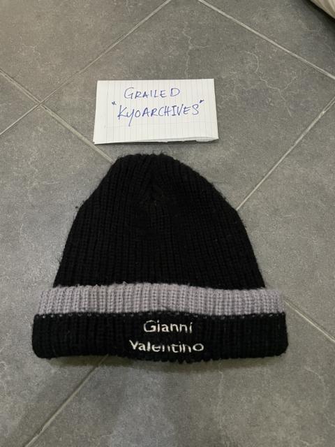 Other Designers Vintage - GIANNI VALENTINO BLACK BEANIE