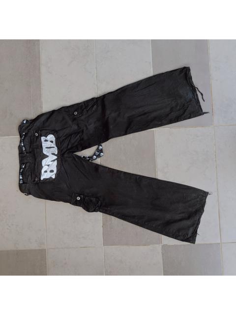 Other Designers Skulls - Vintage Skulls Boot Cut Multipocket Monkey Cargo Flare Pants