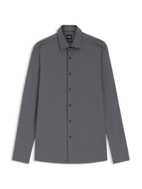 BOSS SLIM-FIT SHIRT IN ITALIAN-MADE PERFORMANCE-STRETCH FABRIC