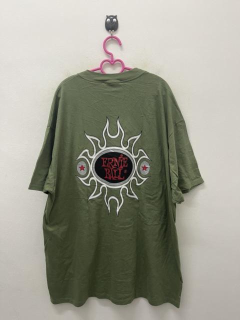 Other Designers Band Tees - Rare Vintage ERNIE BALL Flame Spell Out Big Logo Promo Tee