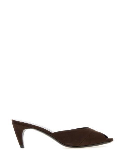 JUDE Jude Women Chocolate Nubuck Cave Mules