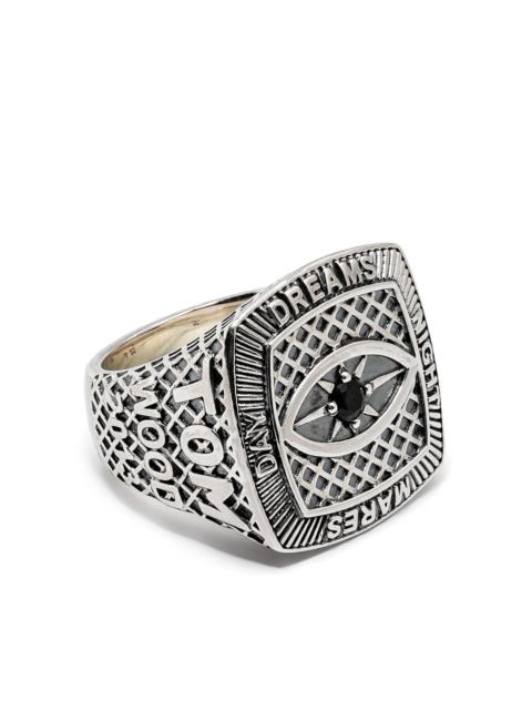 TOM WOOD Championship Black Eye Signet ring