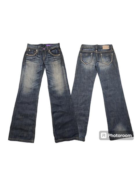 Other Designers If Six Was Nine × Japanese Brand × Le Grande Bleu (L.G.B.) - Flare Bootcut Sweet Camel Rusty Dungarees Deadstock