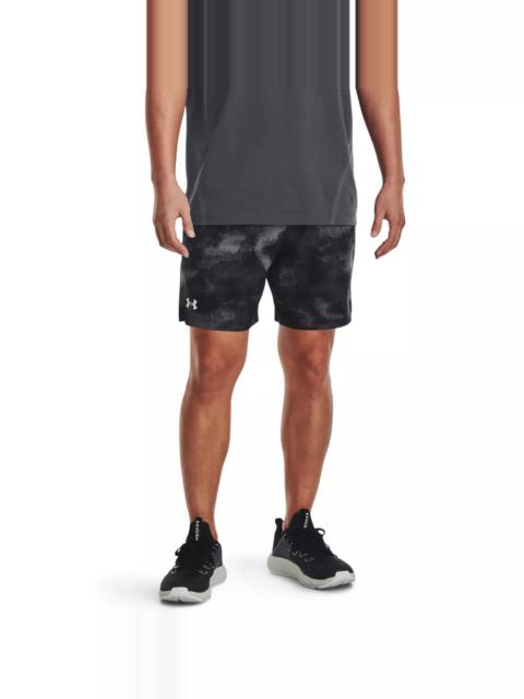 Under Armour Men's Vanish All Over Print 6" Woven Shorts-Black
