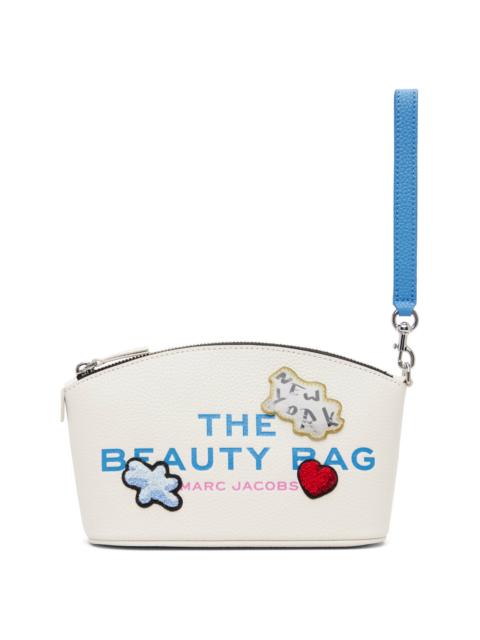 Marc Jacobs White 'The Sticker Patch Beauty' Pouch