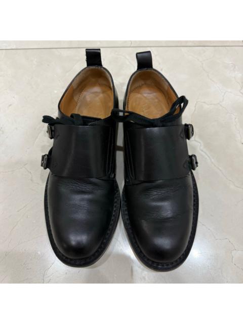 Valentino $1195 Value Black Valentino Garavani Double Monk Strap Shoe