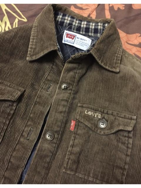 Other Designers Vintage - Vintage levis Curduroy quilted jacket big E
