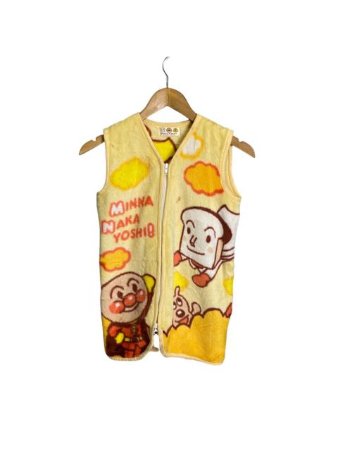 Other Designers Japanese Brand - Anpanman Bandai Sleeveless Fleece Vest NOT Versace