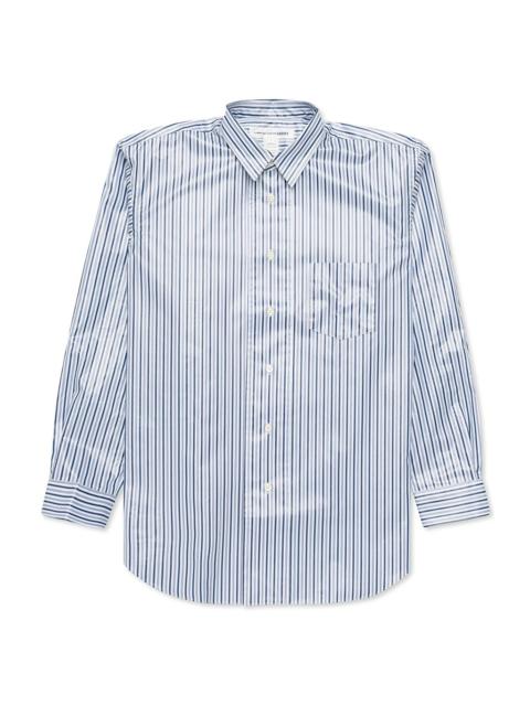 Comme des Garçons SHIRT COMME DES GARCONS SHIRT COATED SHIRT - STRIPE