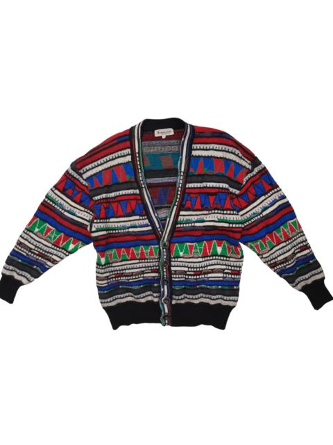 Other Designers Andreluciano Knitwear Coogi Style Cardigan (E673)