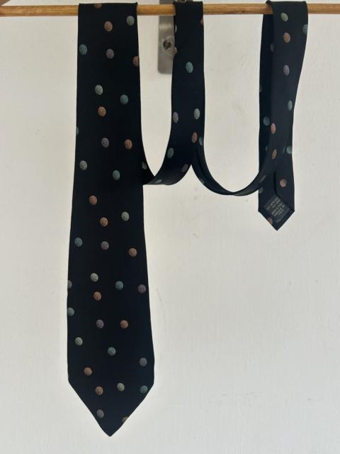 Jean Paul Gaultier JPG Paris Vintage Polkadot Tie Black