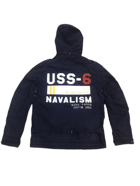 Other Designers AVIREX Us Navy model of 1962 military style jacket hoodie