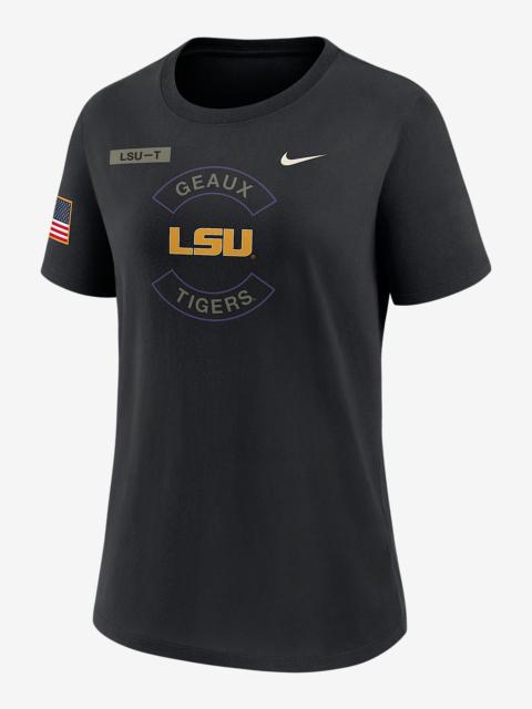 Nike LSU Military Appreciation Women's Nike Dri-FIT College T-Shirt