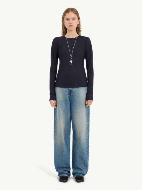 MM6 Maison Margiela Lycra jersey long-sleeve top