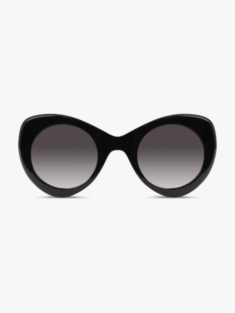 Alaïa AA0064S OVAL SUNGLASSES | BLACK
