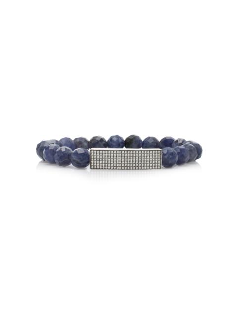 SYDNEY EVAN 14K Gold Diamond And Lolite Bracelet blue