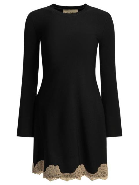 Valentino Valentino Short Flared Dress Black Women