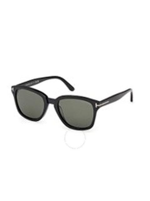 TOM FORD Tom Ford Graydon Green Square Men's Sunglasses FT1213 01N 53