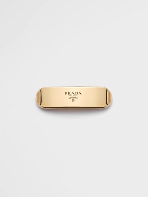 Prada Metal hair clip