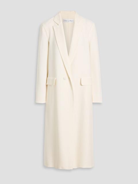 Oscar de la Renta Double-breasted wool-blend coat