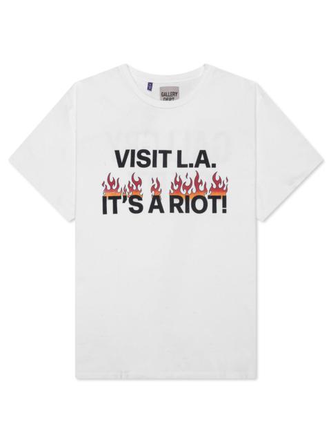 GALLERY DEPT. L.A. RIOT TEE - WHITE