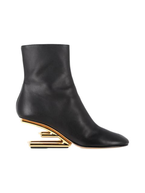 FENDI FENDI Women's Leather First Bootie (Authentic Pre-Loved)