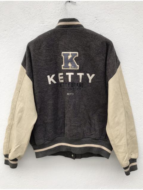 Other Designers Vintage - Vintage Ketty Brand Big Logo Wool Varsity Jackets
