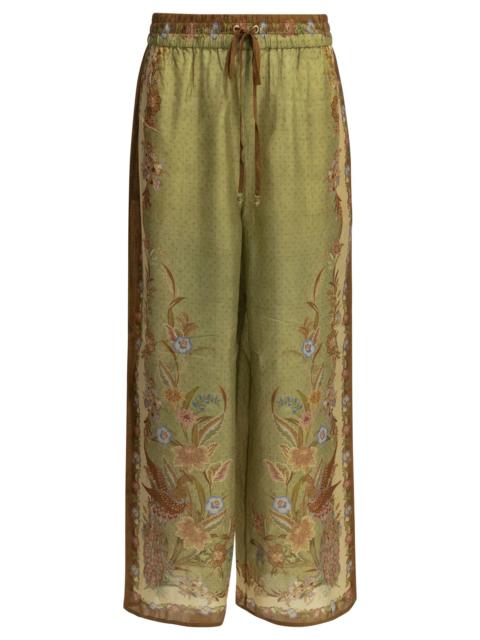 Zimmermann Zimmermann Indra Relaxed Casual Pants Green